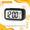 Picture of Rectangle Black Digital Alarm Clock