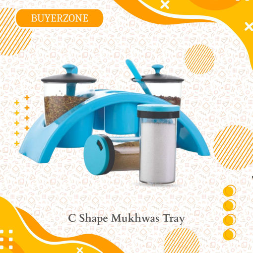 Picture of C Shape Mukhwas Tray
