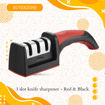 Picture of 3 slot knife sharpener -  Red & Black