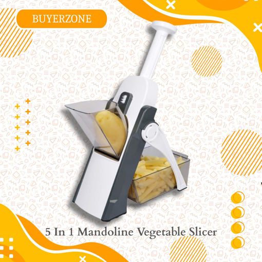 Picture of 5 In 1 Mandoline Vegetable Slicer