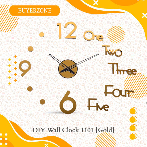 Picture of DIY Wall Clock 1101 [Gold]