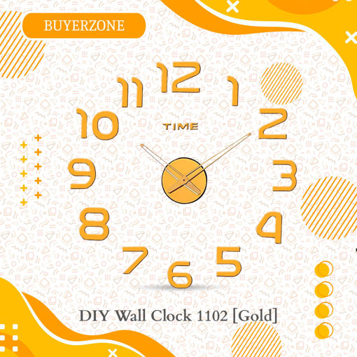 Picture of DIY Wall Clock 1102 [Gold]
