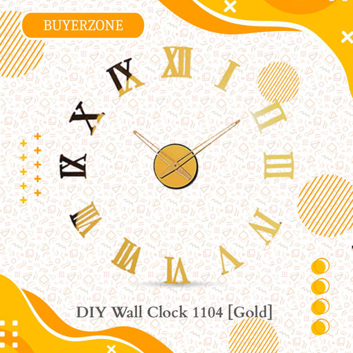 Picture of DIY Wall Clock 1104 [Gold]