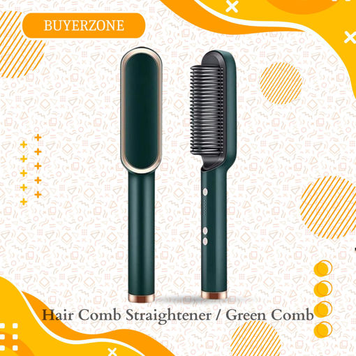 Picture of Hair Comb Straightener / Green Comb