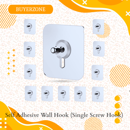 Picture of Self Adhesive Wall Hook (Single Screw Hook)
