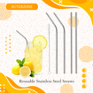 Picture of Reusable Stainless Steel Straws