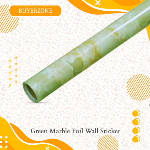 Picture of Green Marble Foil Wall Sticker