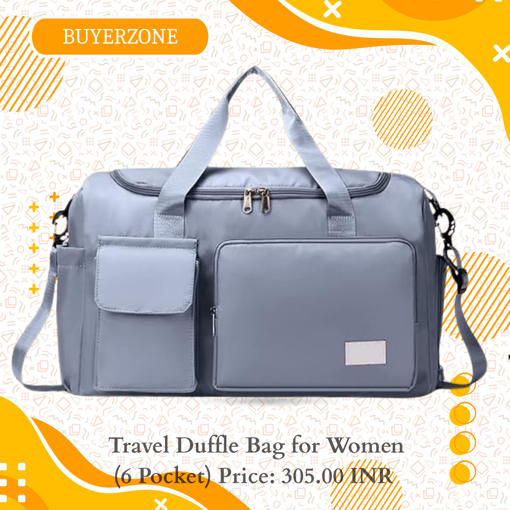 Picture of Travel Duffle Bag for Women ( 6 pocket Bag)