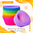 Picture of Silicone Cup Cake Baking Cups Set of 12 pcs