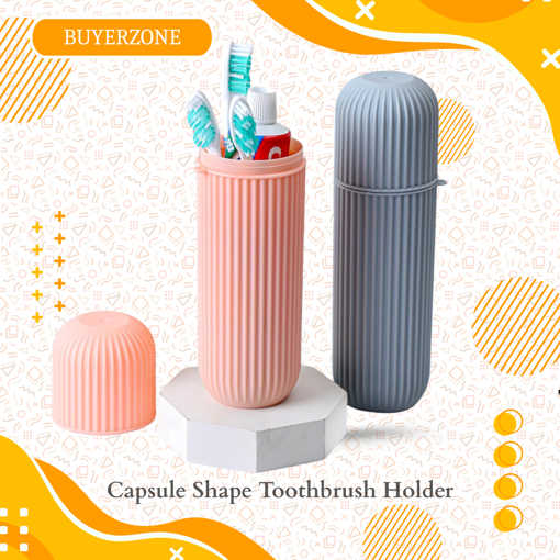 Picture of Capsule Shape Toothbrush Holder