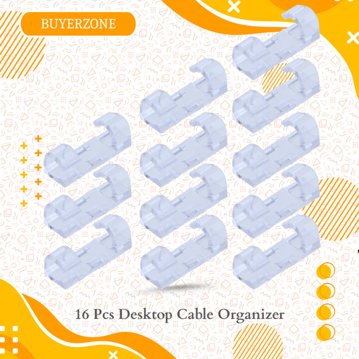 Picture of 16 Pcs Desktop Cable Organizer