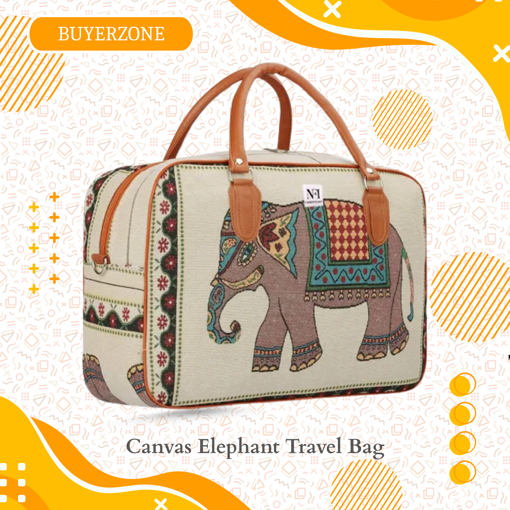 Picture of Canvas Elephant Travel Bag