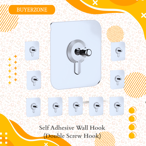 Picture of Self Adhesive Wall Hook (Double Screw Hook)