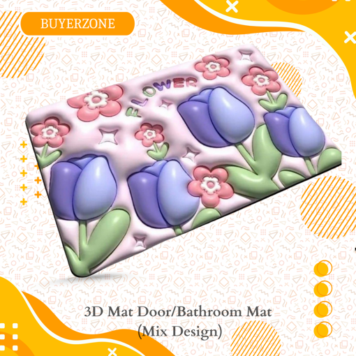 Picture of 3D Mat Door/Bathroom Mat (Mix Design)