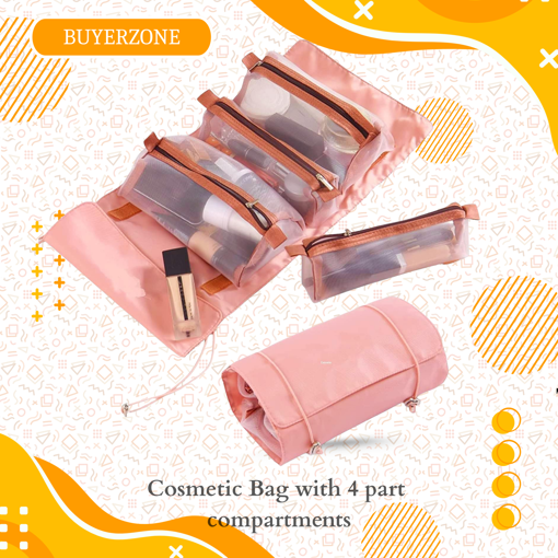 Picture of Cosmetic Bag with 4 part compartments