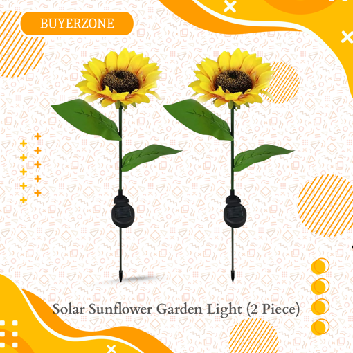 Picture of Solar Sunflower Garden Light