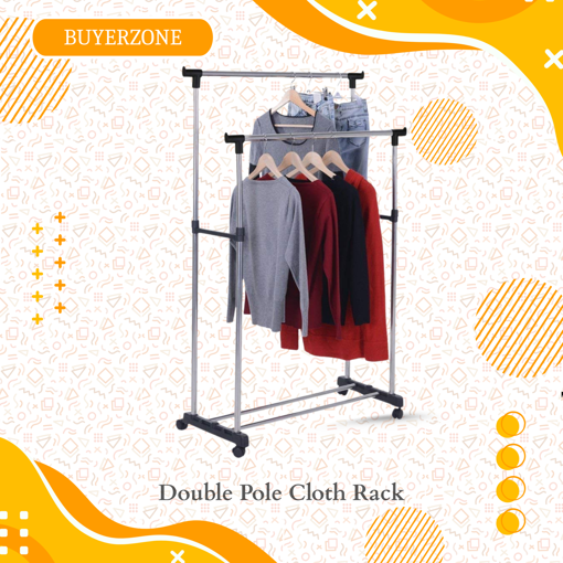 Picture of Double Pole Cloth Rack