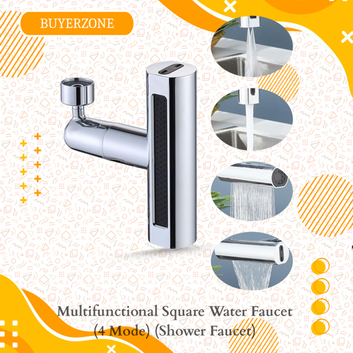 Picture of Multifunctional Square Water Faucet (4 Mode) (Shower Faucet)