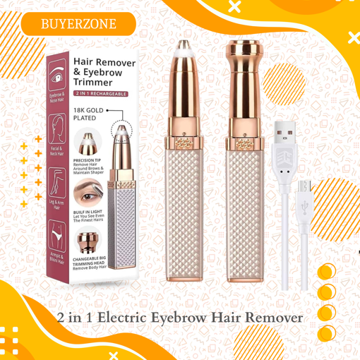 Picture of 2 in 1 Electric Eyebrow Hair Remover