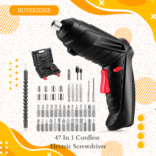 Picture of 47 In 1 Cordless Electric Screwdriver