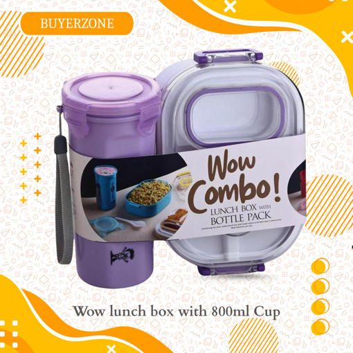 Picture of Wow lunch box with 800ml Cup