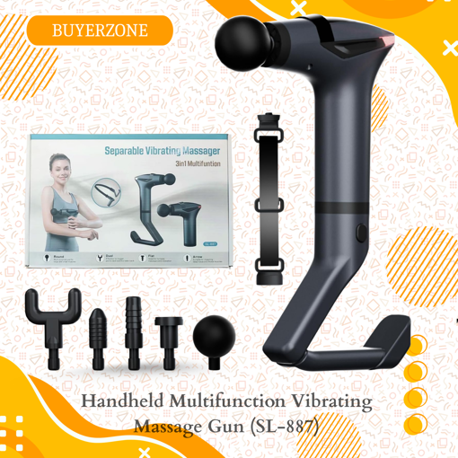 Picture of Handheld Multifunction Vibrating Massage Gun (SL-887)