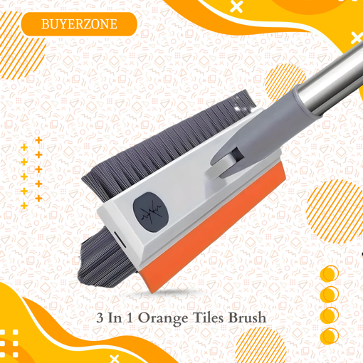 Picture of 3 In 1 Orange Tiles Brush