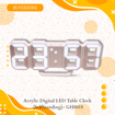 Picture of Acrylic Digital LED Table Clock (Self-Standing)-   GH8018