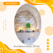Picture of Oval Mirror Sticker (30*20 cm)