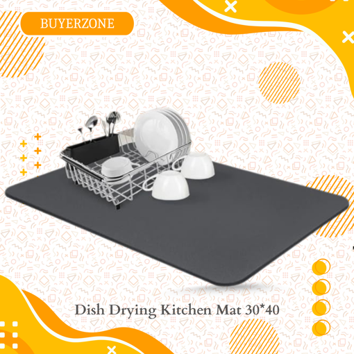 Picture of Dish Drying Kitchen Mat 30*40