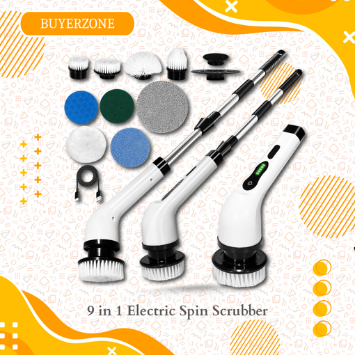Picture of 9 in 1 Electric Spin Scrubber
