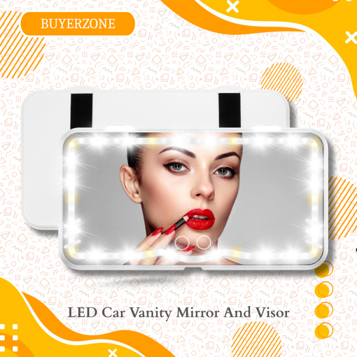 Picture of LED  Car Vanity Mirror And Visor