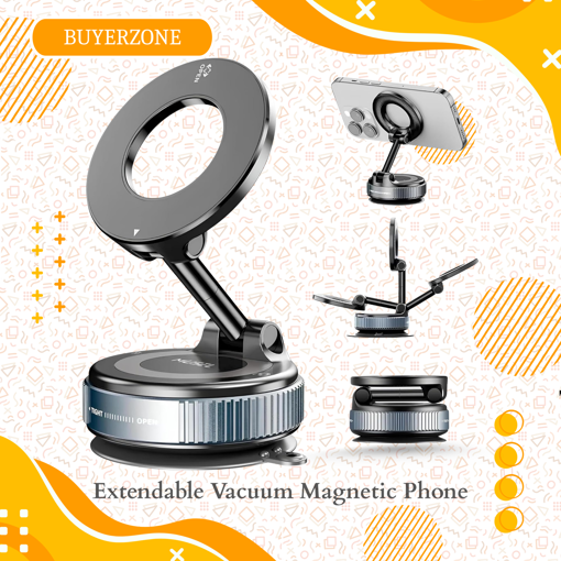 Picture of Extendable Vacuum Magnetic Phone Holder- k007