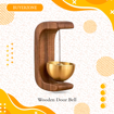 Picture of Wooden Door Bell With Sticker