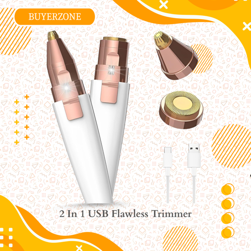 Picture of 2 In 1 USB Flawless Trimmer