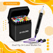 Picture of Dual Tip 24 Colors Marker Set