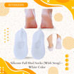 Picture of Silicone Full Heel Socks (With Strap) - White Color