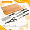 Picture of Wooden Chopping Board And Knife Set