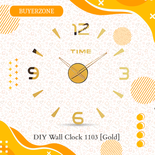 Picture of DIY Wall Clock 1103 [Gold]