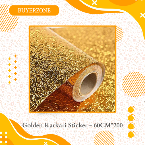 Picture of Golden Karkari Sticker - 60CM*200