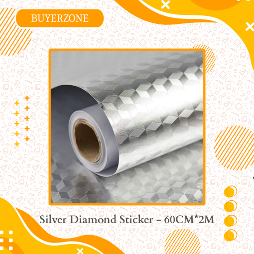 Picture of Silver Diamond Sticker - 60CM*2M