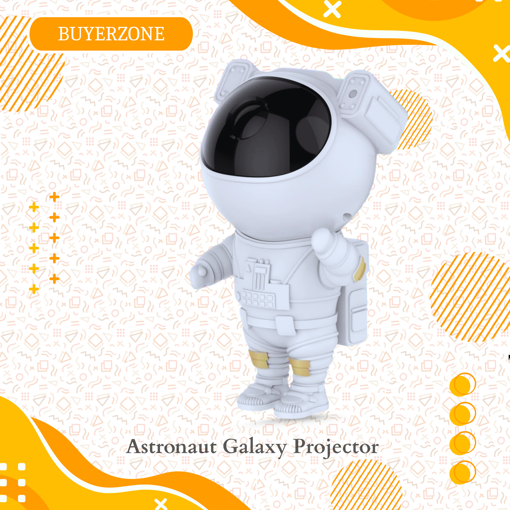 Picture of Astronaut Galaxy Light Projector - Single Magnet