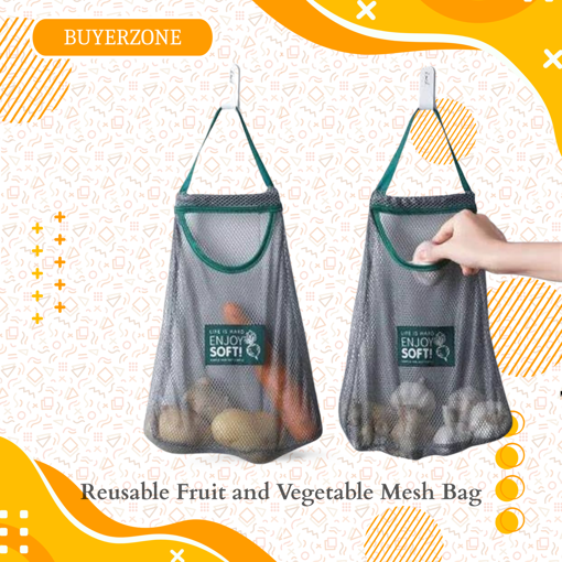 Picture of Reusable Fruit and Vegetable Mesh Bag