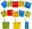 Picture of TZ - Wooden Crazy Face Puzzle Blocks