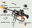 Picture of TZ - Revolving Machine Toy Gun Set With Lights & Sound Effect
