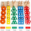 Picture of TZ - Wooden Geometric Stacking Blocks Toy