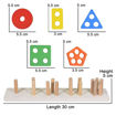 Picture of TZ - Wooden Geometric Stacking Blocks Toy