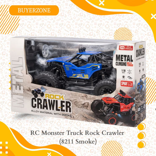 Picture of TZ - RC Monster Truck Rock Crawler With Smoke (8211) (Blue)