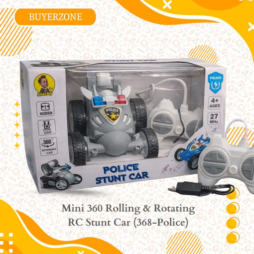 Picture of TZ - Mini 360 Rolling & Rotating RC Stunt Car (368-Police)