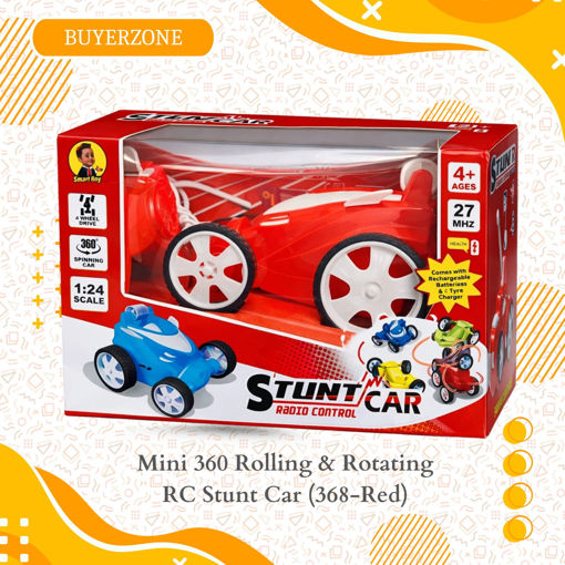 Picture of TZ - Mini 360 Rolling & Rotating RC Stunt Car (368-Red)